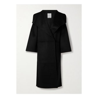 토템 시그니처 울 캐시미어 혼방 코트 블랙 1647597355914677