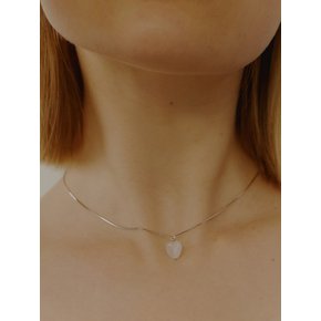 [Silver] Pure Heart Necklace