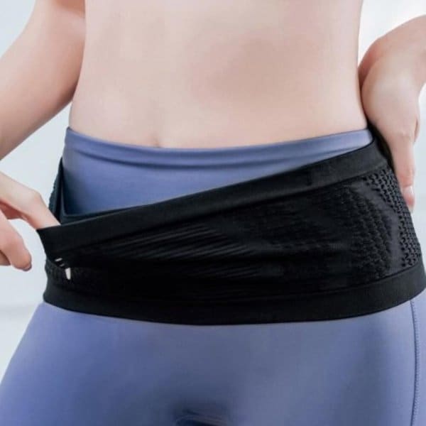 [옷자락] 남자 여자 스포츠 나일론 스판 런닝 밴딩 벨트