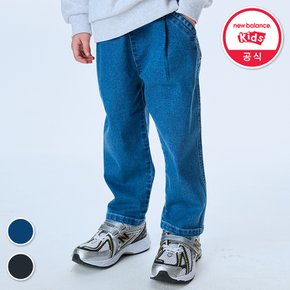 STREET CREW_아동 데님 세미 배기핏 팬츠 NK9TF1202U