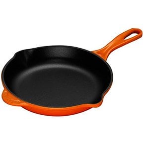 Creuset) 20 cm IH 르 크루제(Le 주물 할로우 냄비 스킬렛 오렌지 가스 오븐 대응 [일본 정규