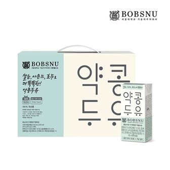 밥스누 서울대 쌀눈으로 더 똑똑한 약콩두유 190mlx24팩