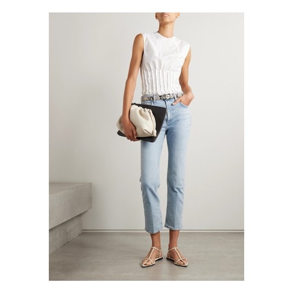 주리 앵클 크롭 하이라이즈 스트레이트 진 1647597342895398