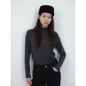 Half-Necked Jersey T-Shirt (2color)