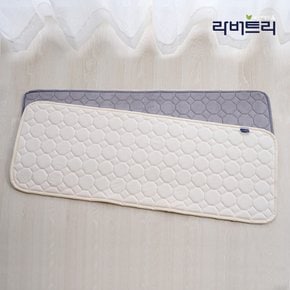 사계절 극세사 누빔 긴 발매트 120x40