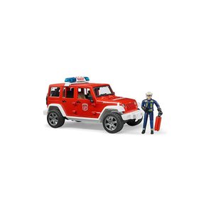 BRUDER 블루더 Jeep Rubicon 소방 커스텀 피겨 포함 02528