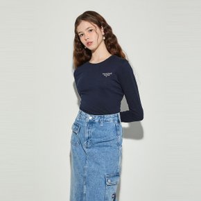 T32E7TTO50SWT1C1G 슬림 에센셜 로고 롱슬리브