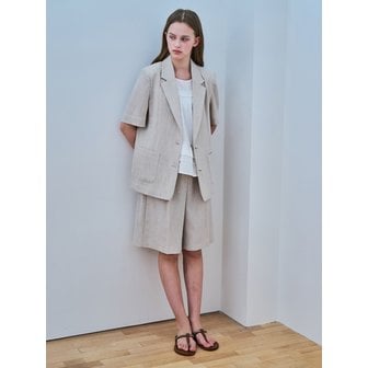 코인코즈 투버튼 반팔 자켓_DW5MJ103