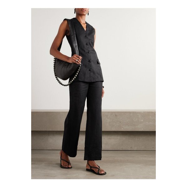 페이스풀 엘로이즈 리넨 베스트 블랙 46376663162870834