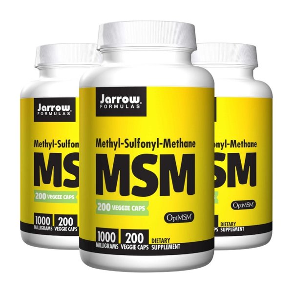 자로우 포뮬러스 비건 MSM 식이유황 1000mg 200베지캡슐 X 3통