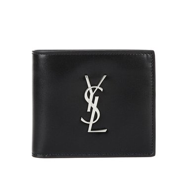 생로랑 YSL 실버 스틸로고 반지갑453276 0SX0E 1000 453276 0SX0E 100020SS