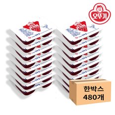 오뚜기딸기쨈(디스펜팩) 12g x 480개 1박스