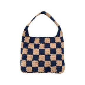 [리퍼브] No.11 / Checks Bag _ Navy