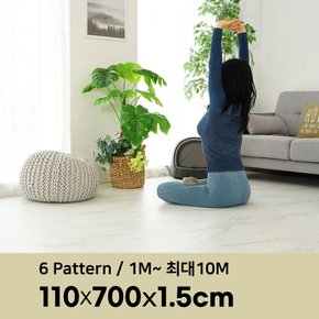 15T PVC 층간소음방지 롤매트 폭 110cm x 7m