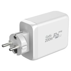 200W C타입 PD PPS GAN 접지 고속충전기 퀄컴 아이폰 노트북 맥북 갤럭시 플립 200PD-GAN2