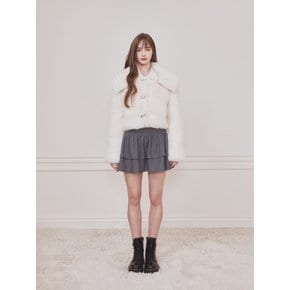 Bebe sailor fur jacket (Ivory)