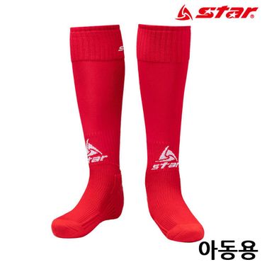 오너클랜 스타스포츠 축구 스타킹 (아동) (RED) (SO162S-04)