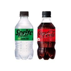 (미니페트 2종) 스프라이트(제로) 300ml/ 24개+코카콜라(제로) 300ml/ 24개 총48개