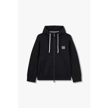 ARMANI EXCHANGE AX 남성 시어서커 패치 후드 집업- 다크 네이비(A415131030)