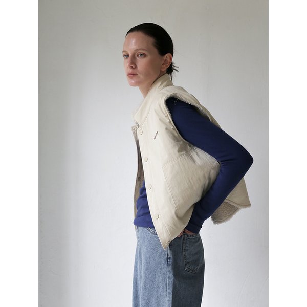 [리퍼브] Bukle reversible vest (2colors)