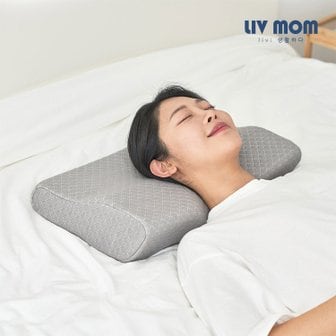 리브맘 3D 메모리폼 누빔 경추베개