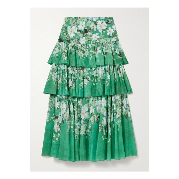 에버리 티어드 플로럴 라미 맥시 스커트 1647597350960434