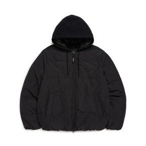 후드탈부착 올리 라이트 다운 자켓 - BLACK Z254UDW041099