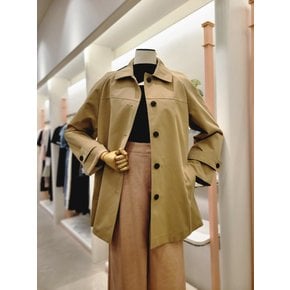 [여주점] 여성 스탠카라 하프 트렌치 코트(ITP9YBY930)