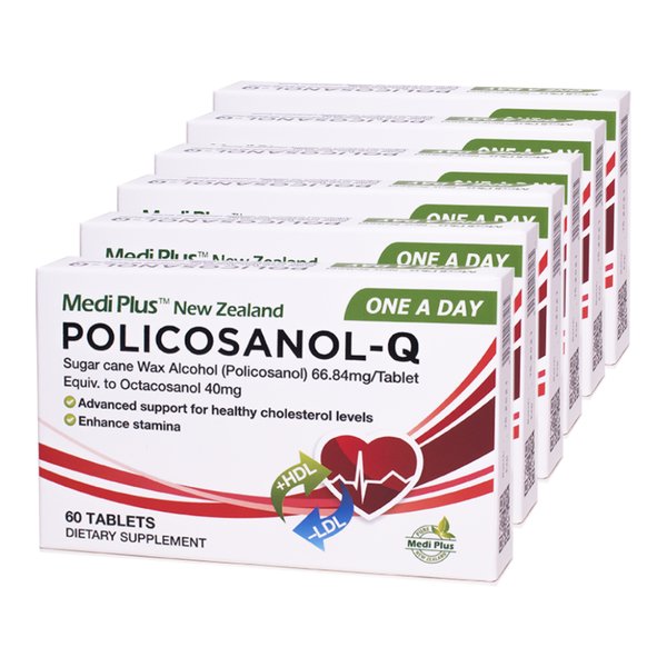 메디플러스 폴리코사놀 PolicosanolQ 66.8mg 60정 x6