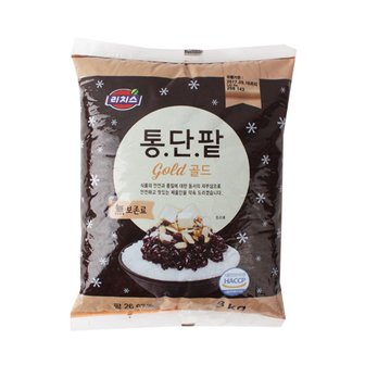  동서 리치스 통단팥 골드 3kg 파우치