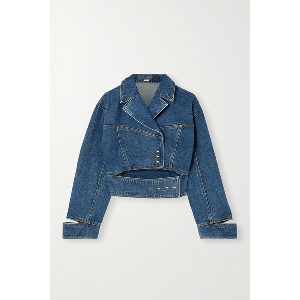 조지아 컷아웃 데님 재킷 1647597326873327