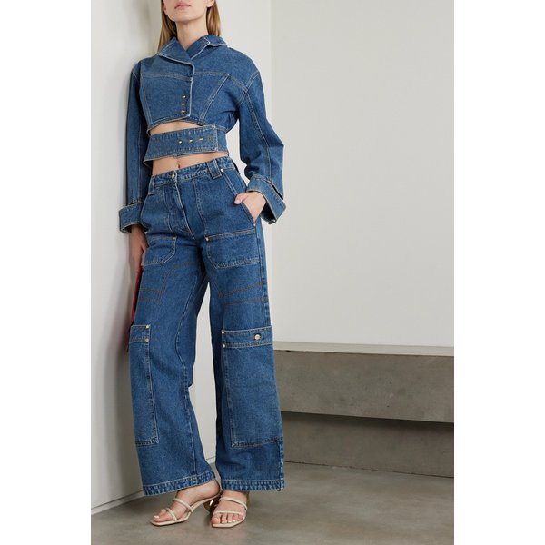 조지아 컷아웃 데님 재킷 1647597326873327