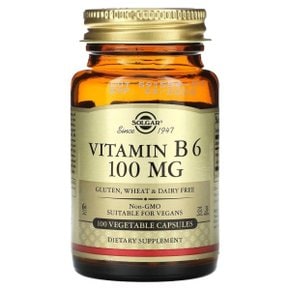 비타민 B6 100 mg 100 베지캡슐 유통기한 보장