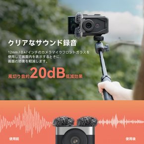 SmallRig PowerShot V10 - 4177 윈드머프 Canon용, 야외 촬영, 여행, 내점, 라이브 게임, 데일리