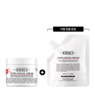 키엘 울트라 훼이셜 크림 125ml + 150ml 세트 (정상가 190,000원)