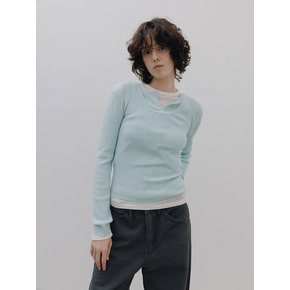 Round Neck Cardigan & Sleeveless Set (2color)