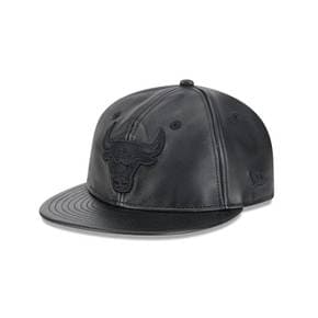 [해외] 1115589 뉴에라 모자 NBA 시카고 불스 Genuine Leather Retro Crown 9FIFTY Strapback Ha