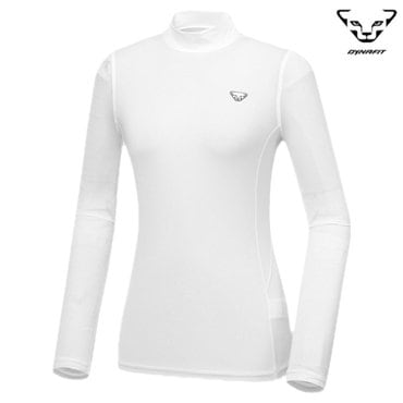 다이나핏 SKILL (스킬) 레이어링용 여성 긴팔티셔츠 (White) (YWM22202W2) GNWT