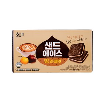  신상 해태 샌드에이스 밤라떼맛 204g