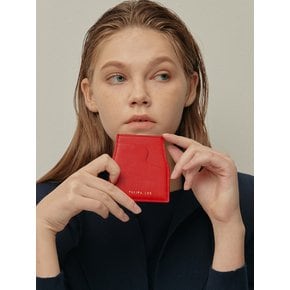 Jaro card holder - red