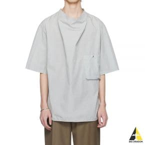 르메르 24SS SS DRAPED SHIRT (TO1163 LF1218 888) (드레이프 반팔 셔츠)