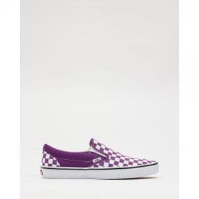 4816704 Vans Classic Slip-Ons - Uni Color Theory Checkerboard Purple Magic