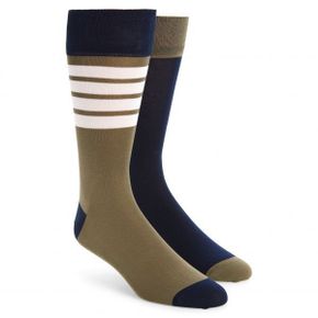 5011641 Thom Browne Fun-Mix 4-Bar Mid Calf Socks 102492354