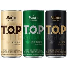 티오피 마스터라떼 스위트 더블랙 200ml 편의점캔커피 캔커피 편의점