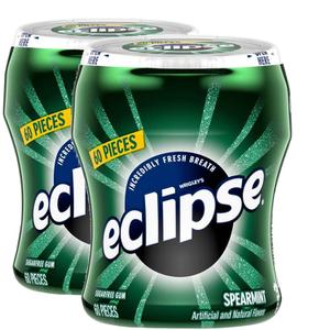  미국직구 Eclipse 이클립스 무설탕 껌 스피어민트맛 60피스 2팩