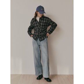 AR_Winter wide denim pants_BLUE