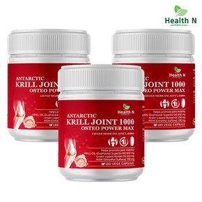 헬스앤 호주 크릴오일 조인트 오스테오 1000 180캡슐x3병