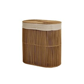 스트링 코튼 2단 런드리바스켓_브라운