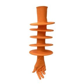 Discs glove in Tangerine