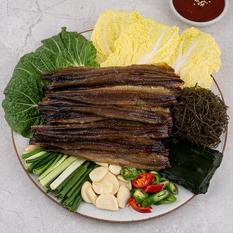 자연맛남 꾸덕하게 말린 구룡포 햇 과메기 20미40쪽 + 야채풀세트